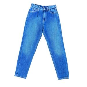 GAP Mom Jeans Women’s Size 8 Dark Indigo High Rise Vintage 90s Style